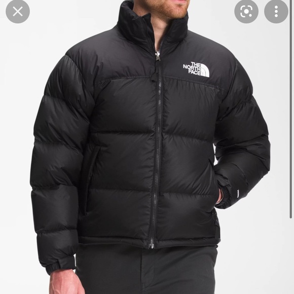 Men’s north face black down nuptse puffer jacket - Picture 2 of 4